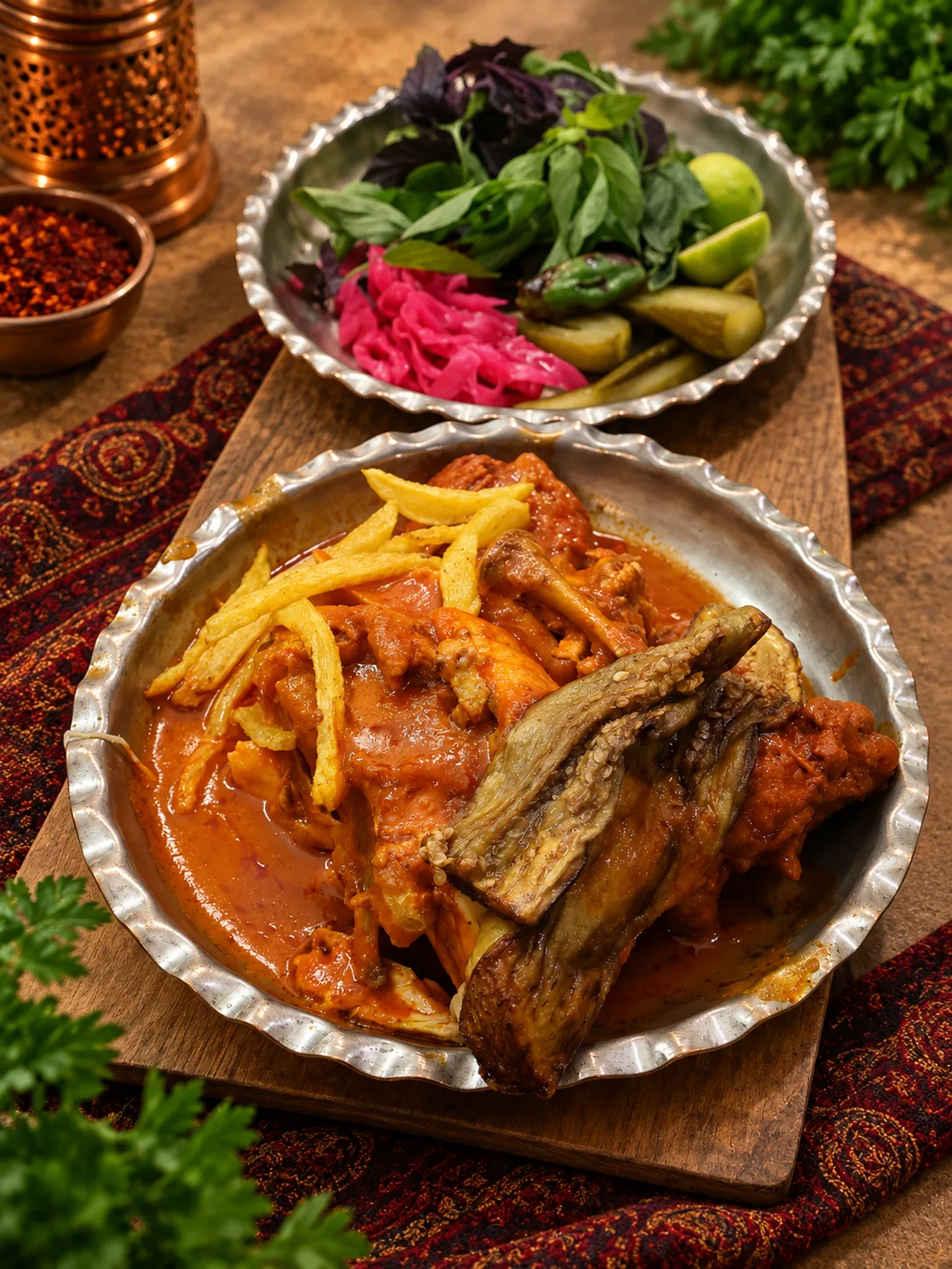 زرشک پلو با مرغ